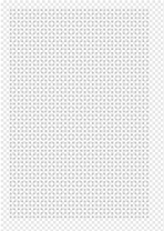 a grid of small circles at the points we defined in the code